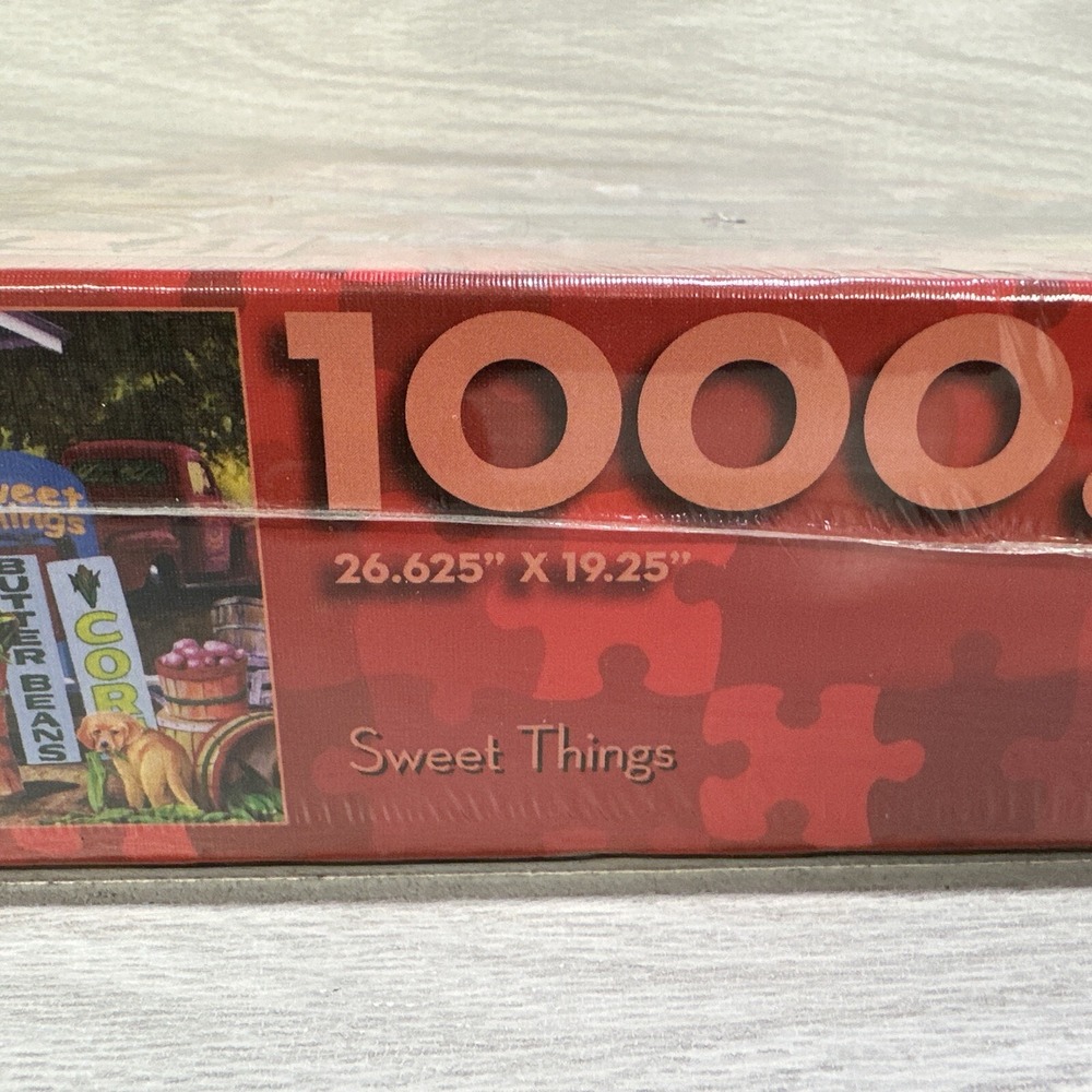 JACK PINE 1000PC Puzzle 26x19" Sweet‎ Things Factory Sealed - Picture 4 of 4